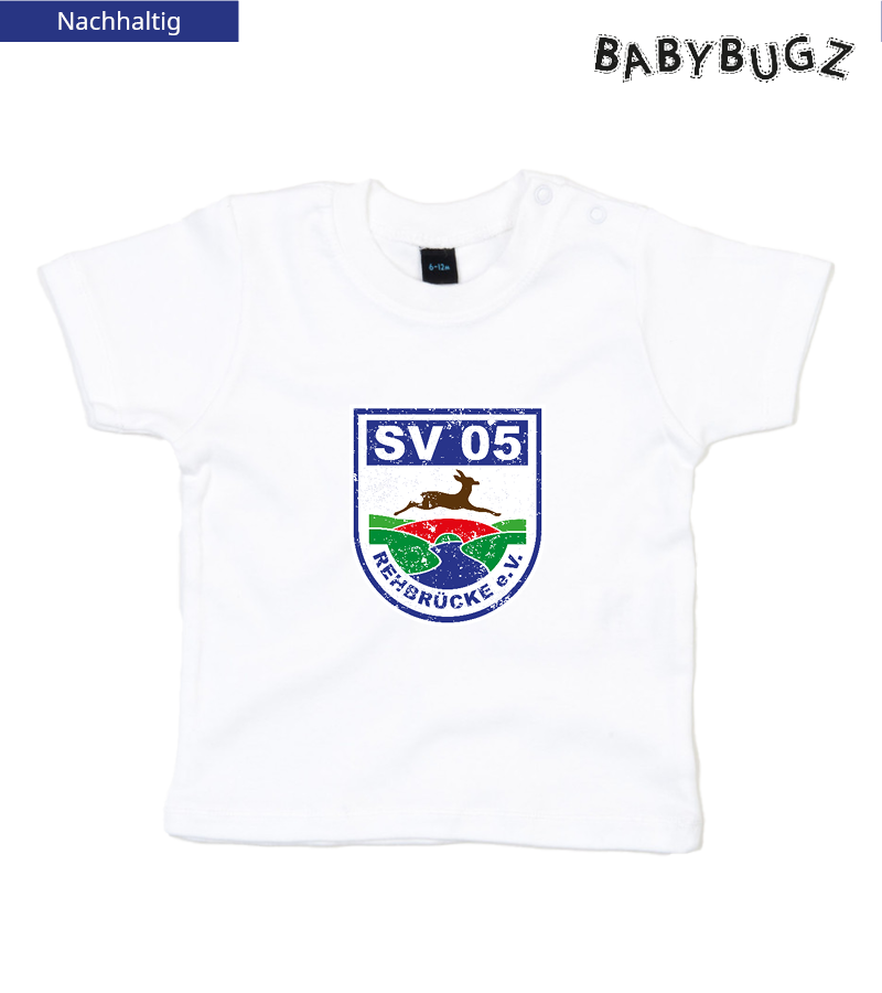 Babybugz Baby T-Shirt White "Uwe"