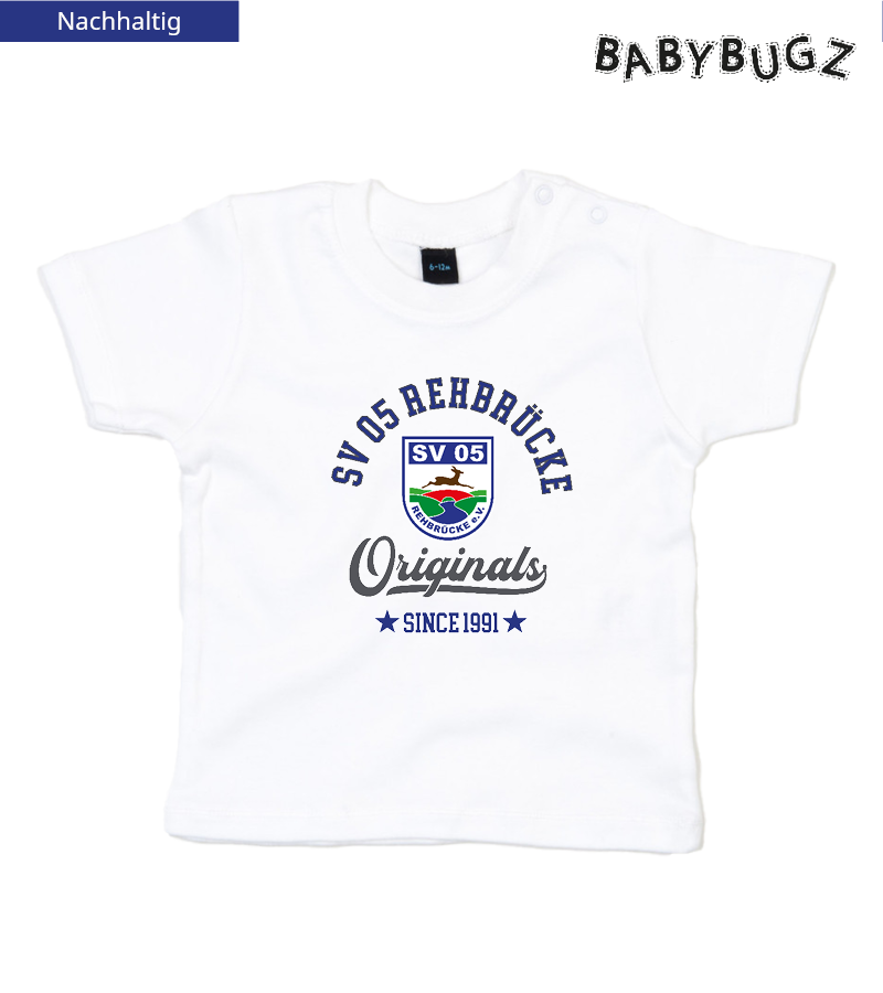Babybugz Baby T-Shirt White "Jacob"