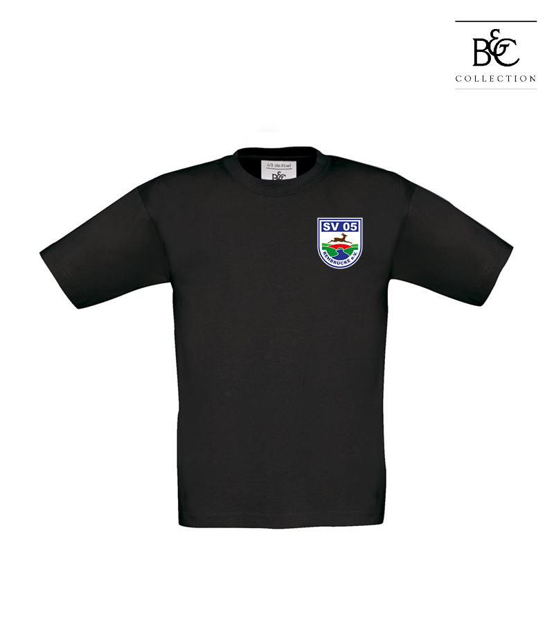 B&C Kinder T-Shirt Black "Anton"