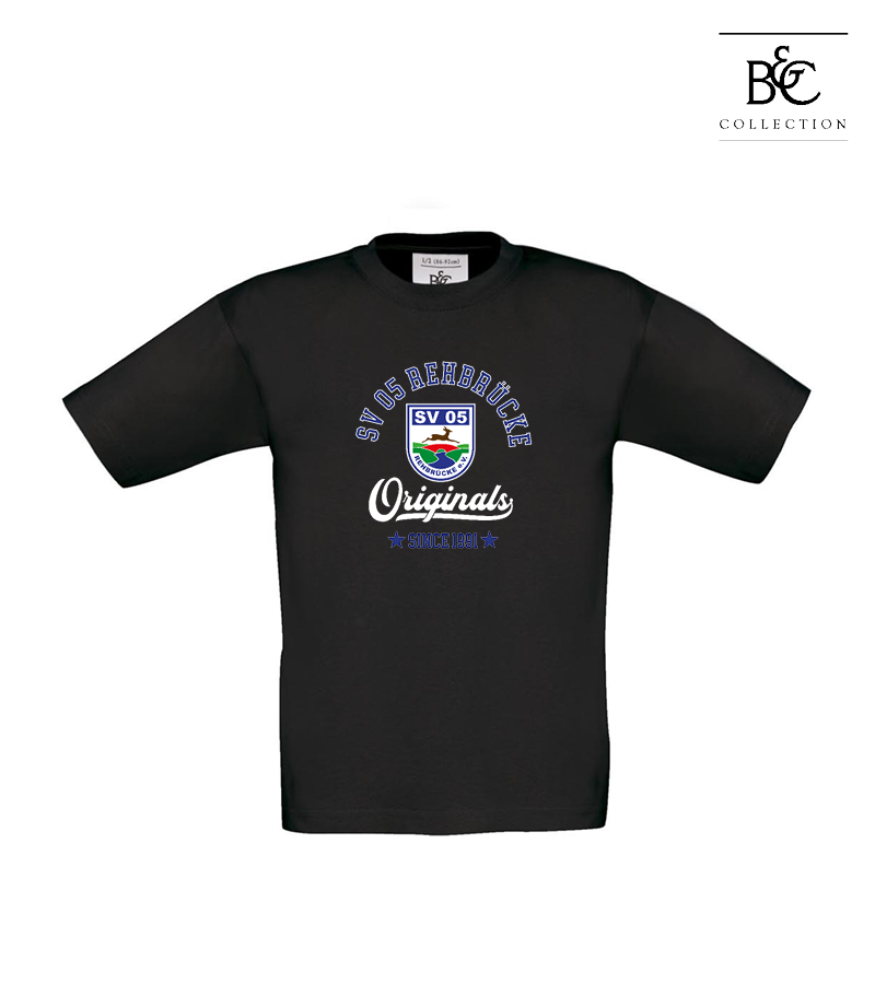 B&C Kinder T-Shirt Black "Jacob"
