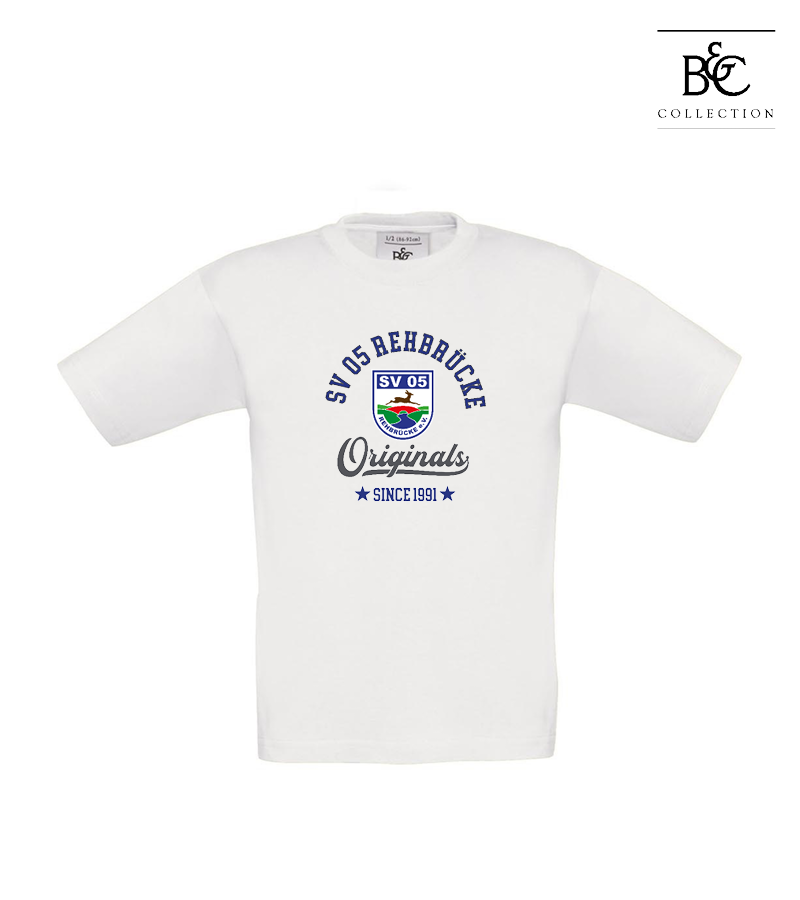 B&C Kinder T-Shirt White "Jacob"