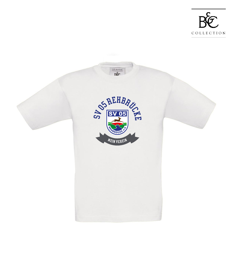B&C Kinder T-Shirt White "Bono"