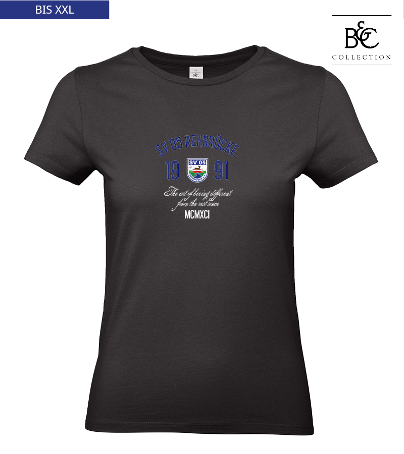 B&C Damen T-Shirt Black "Isack"
