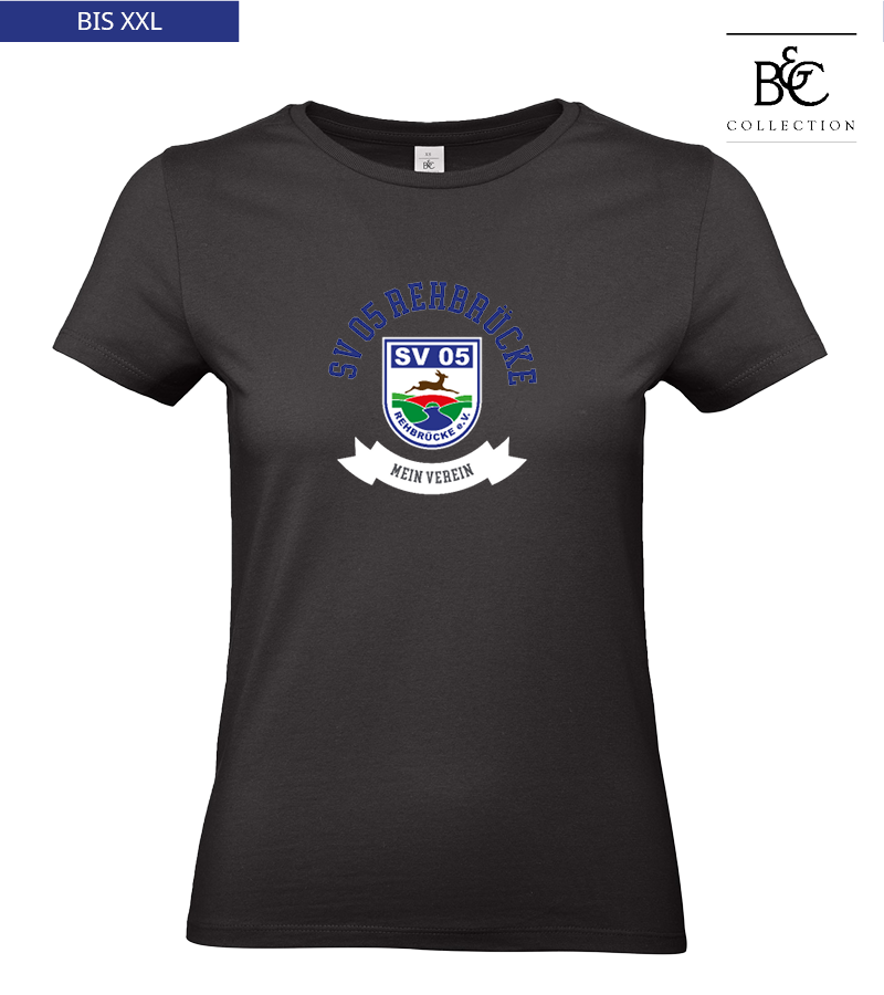 B&C Damen T-Shirt Black "Bono"