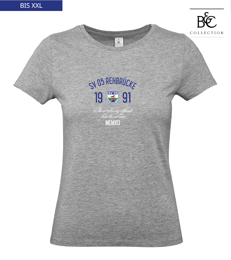 B&C Damen T-Shirt Sports Grey "Isack"