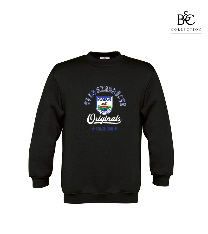 B&C Kinder Sweatshirt Black "Jacob"