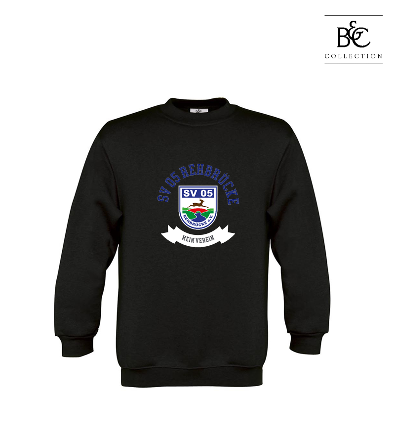 B&C Kinder Sweatshirt Black "Bono"