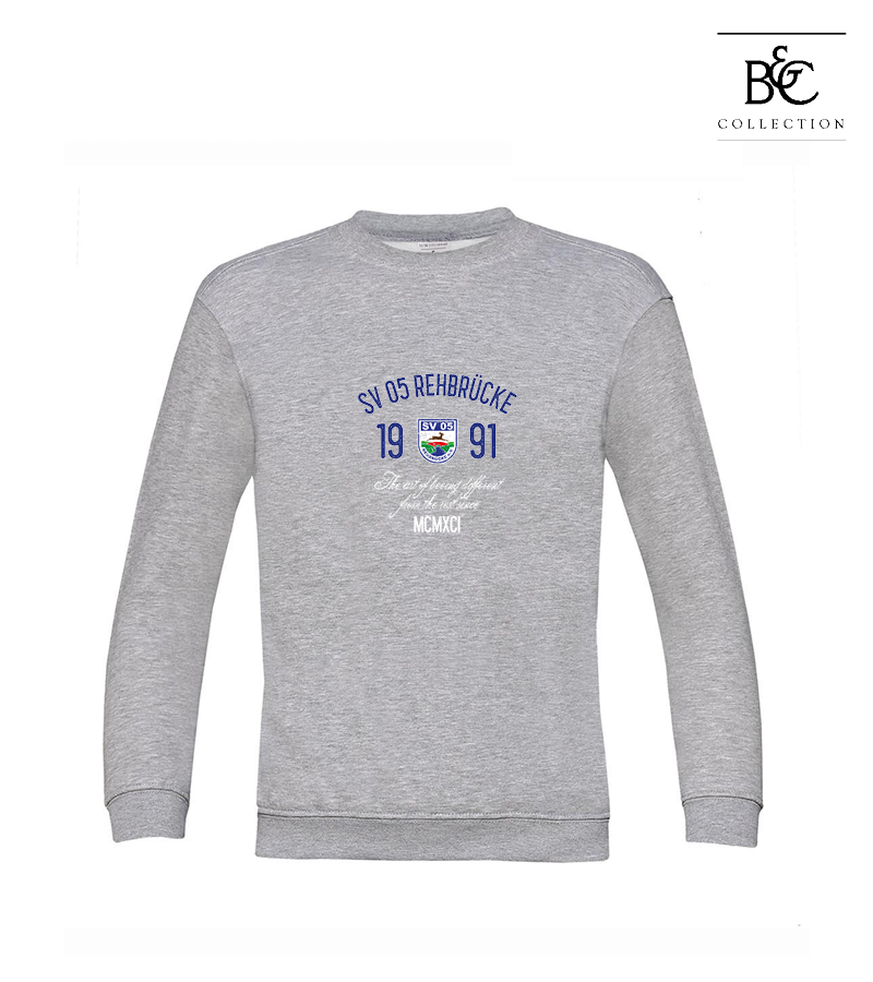 B&C Kinder Sweatshirt Heather Grey "Isack"