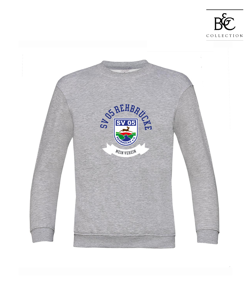 B&C Kinder Sweatshirt Heather Grey "Bono"