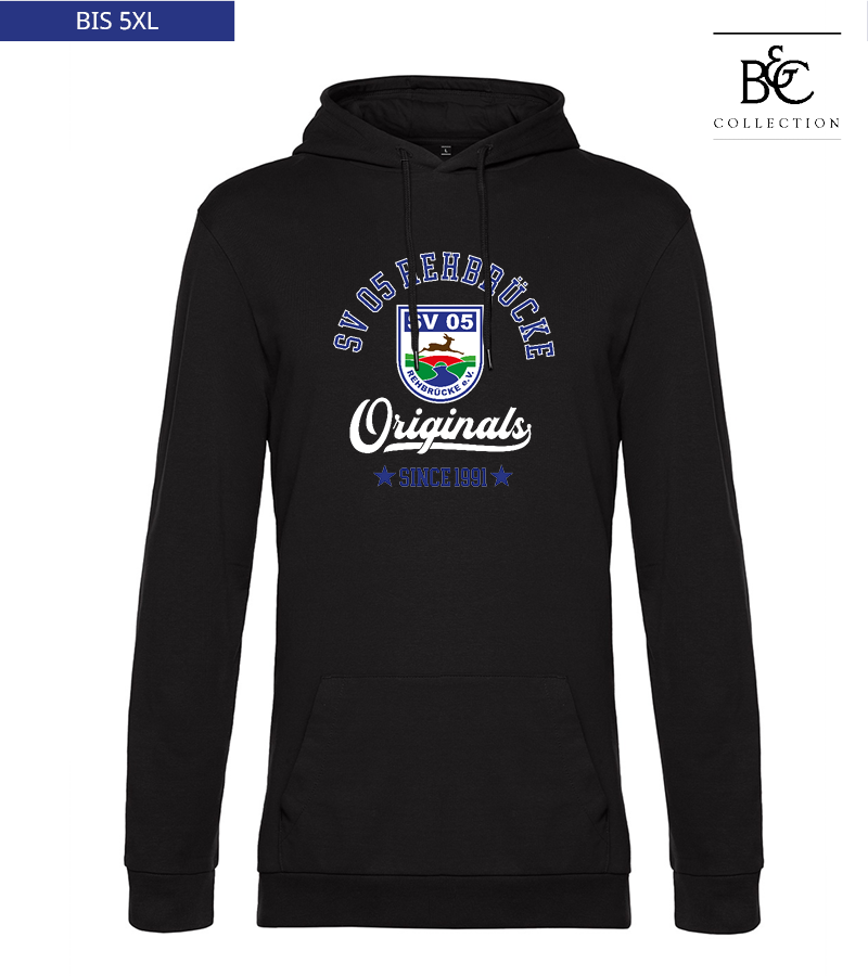 B&C Herren Hoodie Black Pure "Jacob"