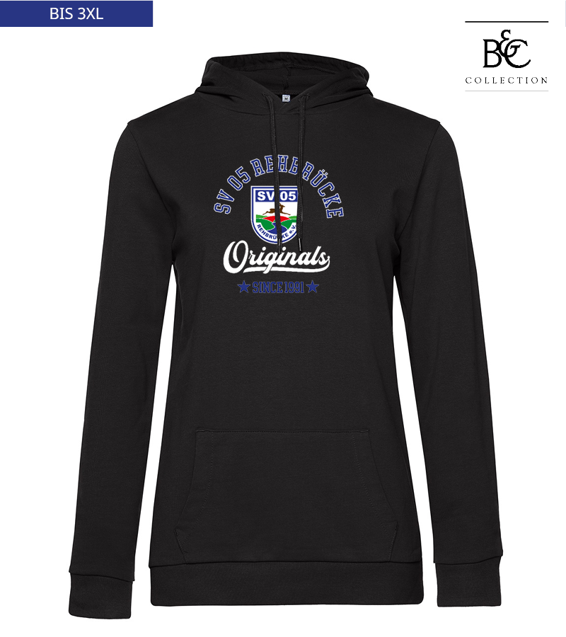 B&C Damen Hoodie Black Pure "Jacob"