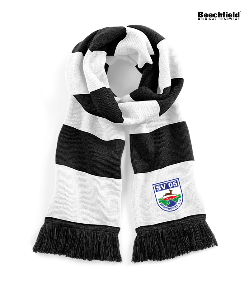 Beechfield Schal Black White "Uwe"