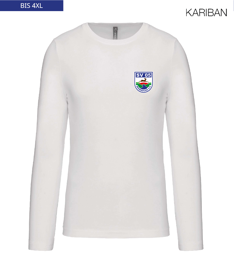 Kariban Herren Langarmshirt White "Anton"