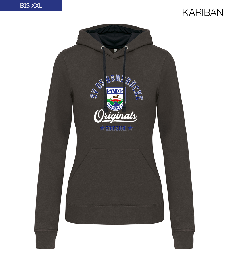 Kariban Damen Hoodie Dark Grey Black "Jacob"