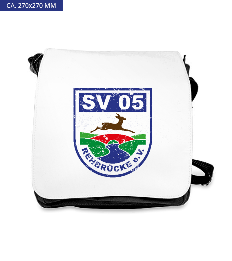 Schultertasche L Black "Uwe"