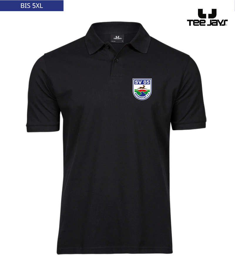 Tee Jays Herren Heavy Polo-Shirt Black "Anton"