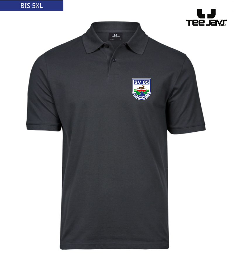 Tee Jays Herren Heavy Polo-Shirt Dark Grey "Anton"