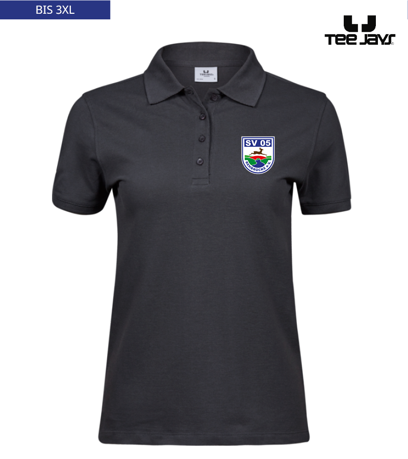 Tee Jays Damen Heavy Polo-Shirt Dark Grey "Anton"