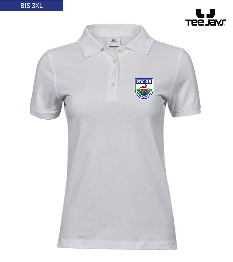 Tee Jays Damen Heavy Polo-Shirt White "Anton"
